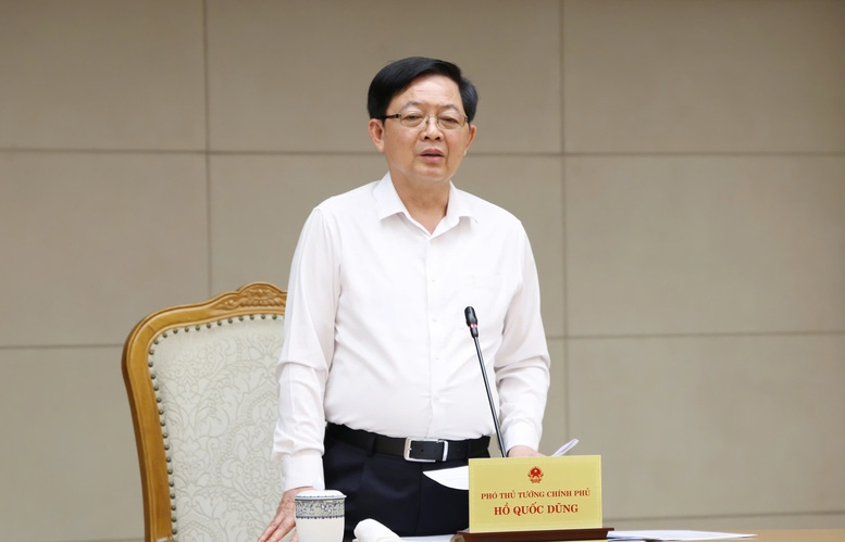 Phó Thủ tướng cơ bản thống nhất đề xuất của Bộ NN&MT về nội dung liên quan đến phân cấp cho các địa phương tại dự thảo Nghị định - Ảnh: VGP/Gia Huy