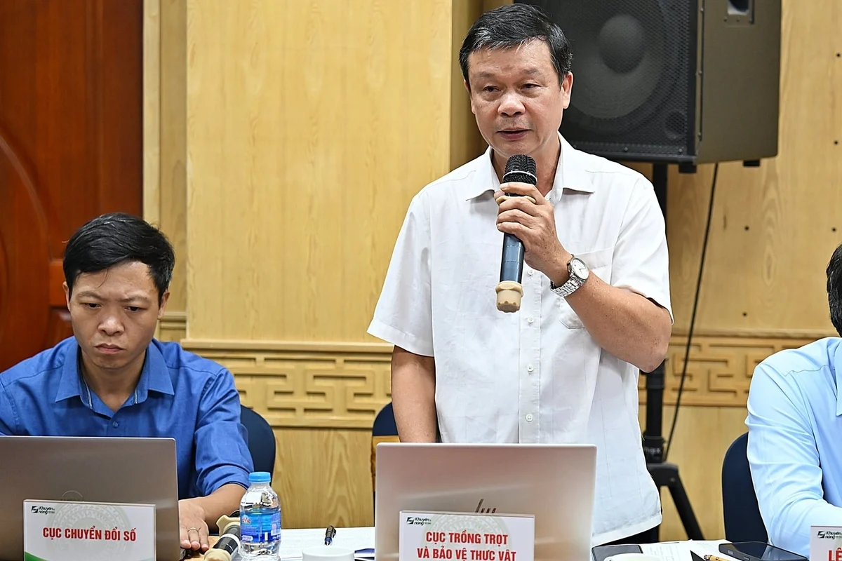 Ông Bùi Xuân Phong, Trưởng phòng Trồng trọt và Bảo vệ thực vật. Ảnh: Bảo Thắng.