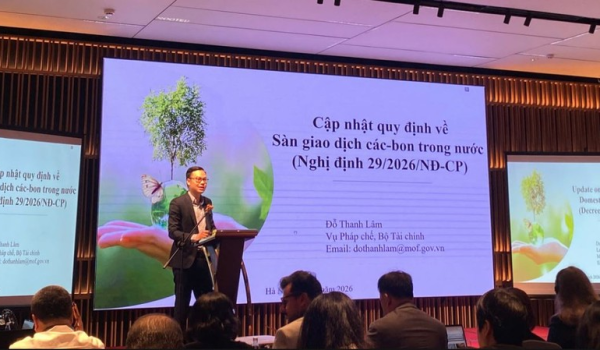 Tháng 5 sẽ vận hành sàn giao dịch các-bon