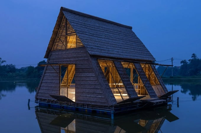 Thiết kế nhà tre chống lụt độc đáo ở Việt Nam